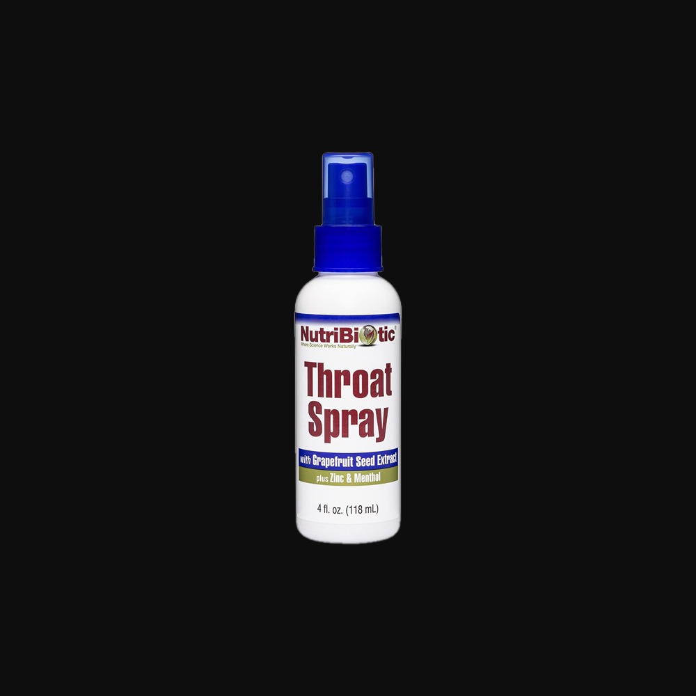 NutriBiotic Throat Spray with Zinc GSE - 118 ml
