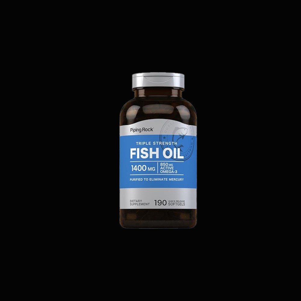 Piping Rock Triple Strength Fish Oil 1400mg/850mg Active Omega-3