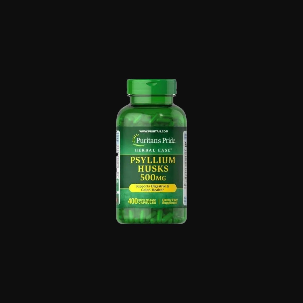 Puritan's Pride Psyllium Husks 500mg - 200caps