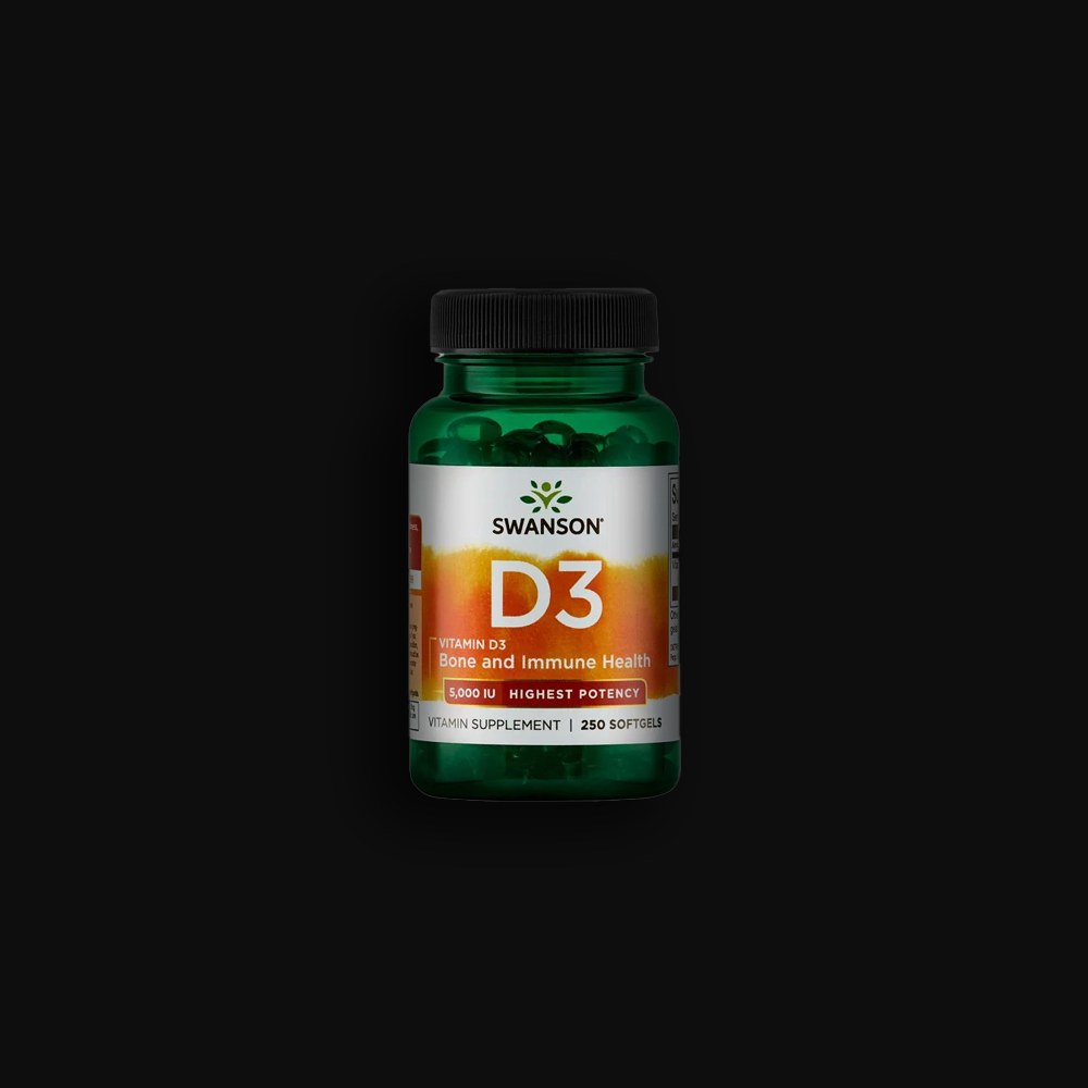 Swanson Vitamin D3 5000IU - 250 caps