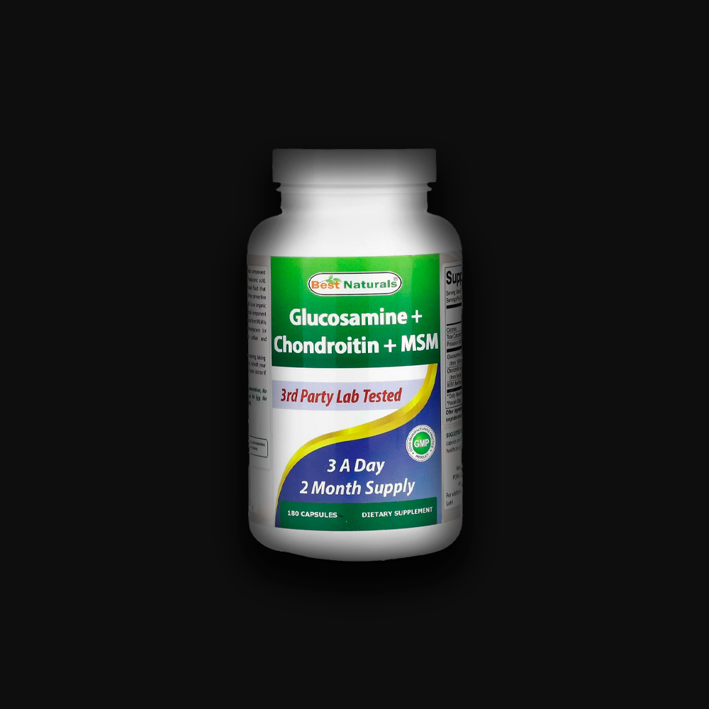 Best Naturals Glucosamine + Chondroitin + MSM - 180caps
