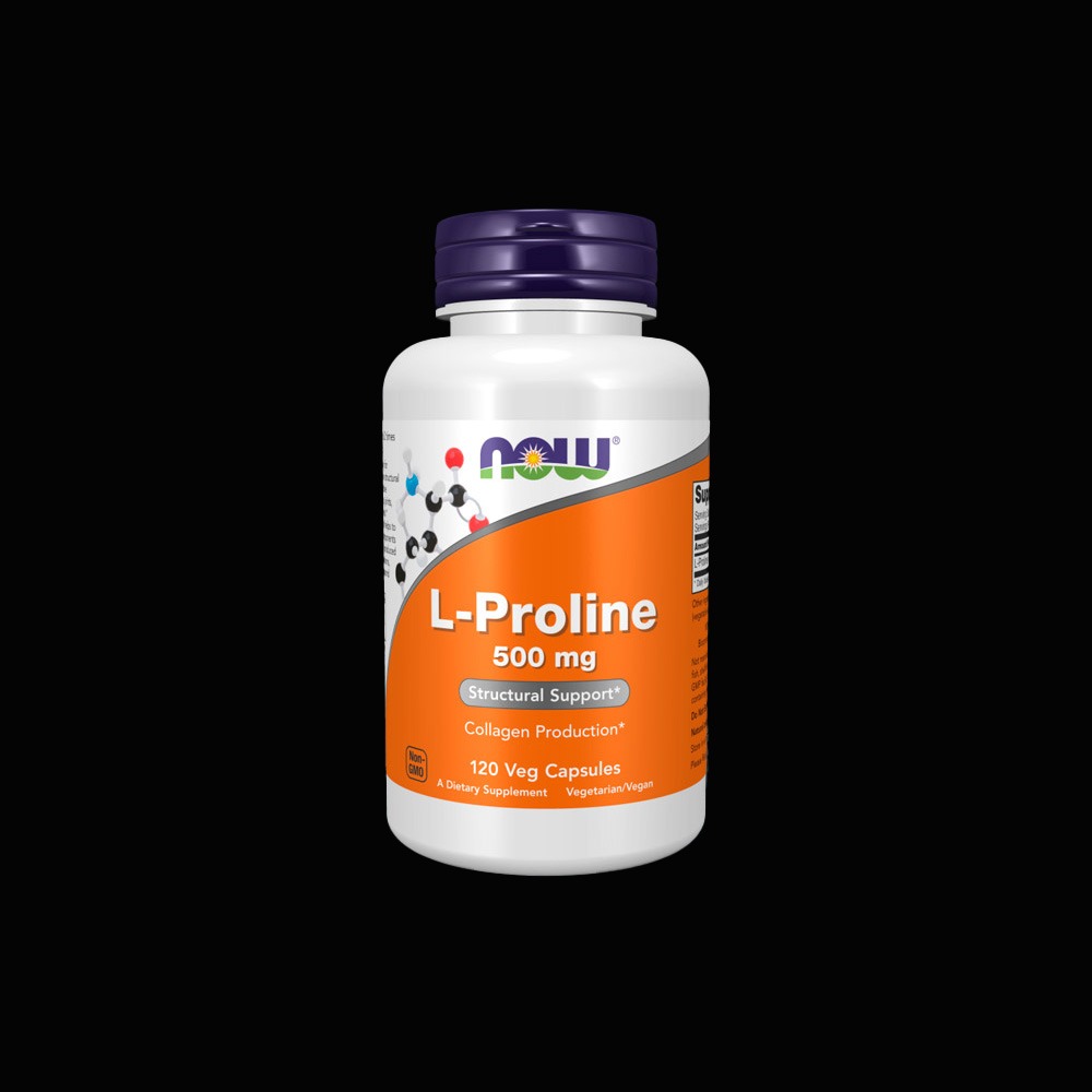 Now L-Proline 500mg - 120caps