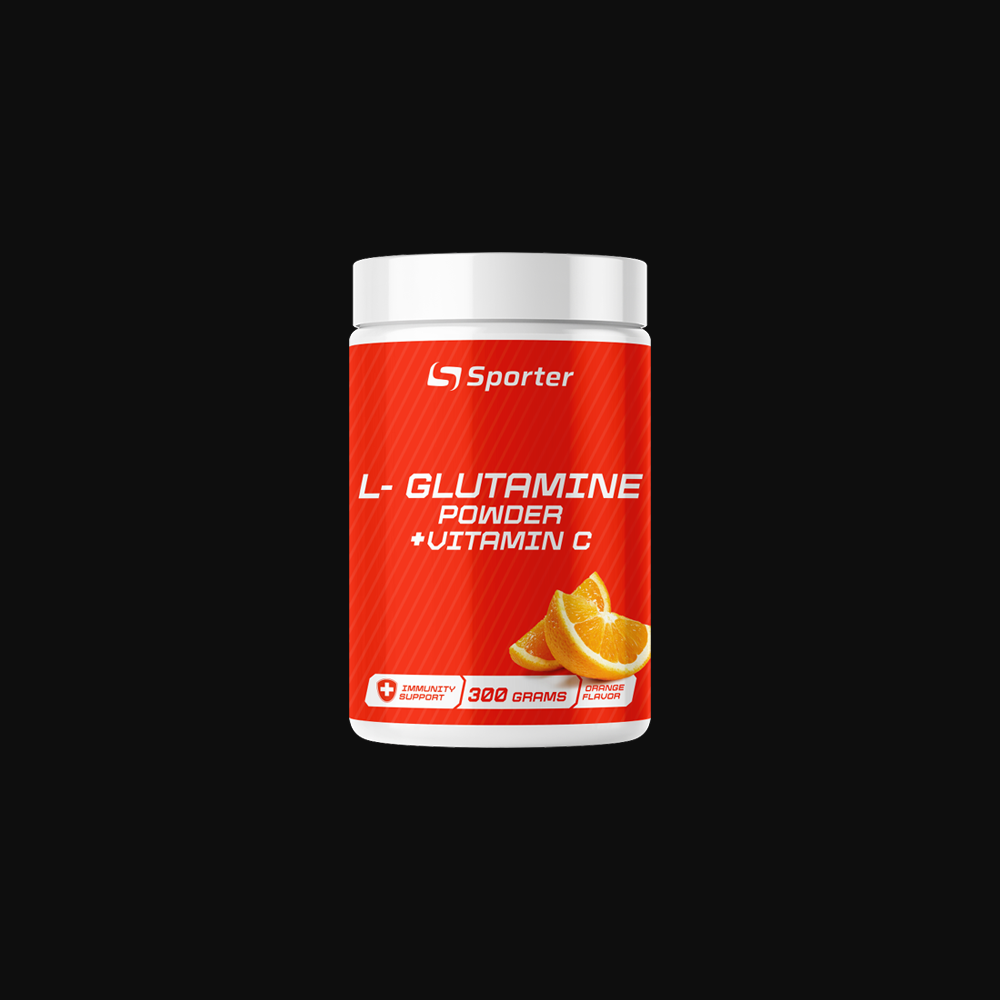 Sporter L-Glutamine powder Vitamin C - 300g