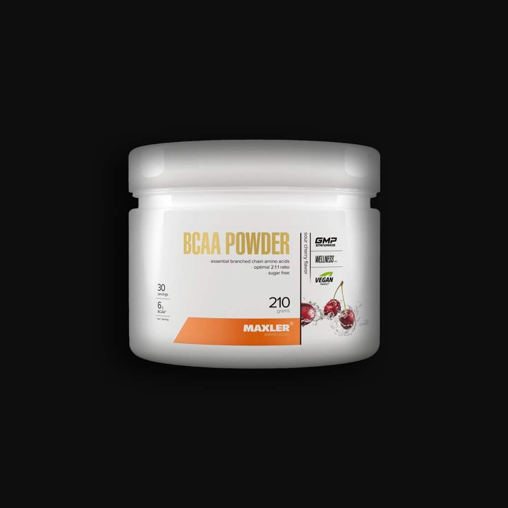 Max BCAA Powder 210g - Кисла вишня