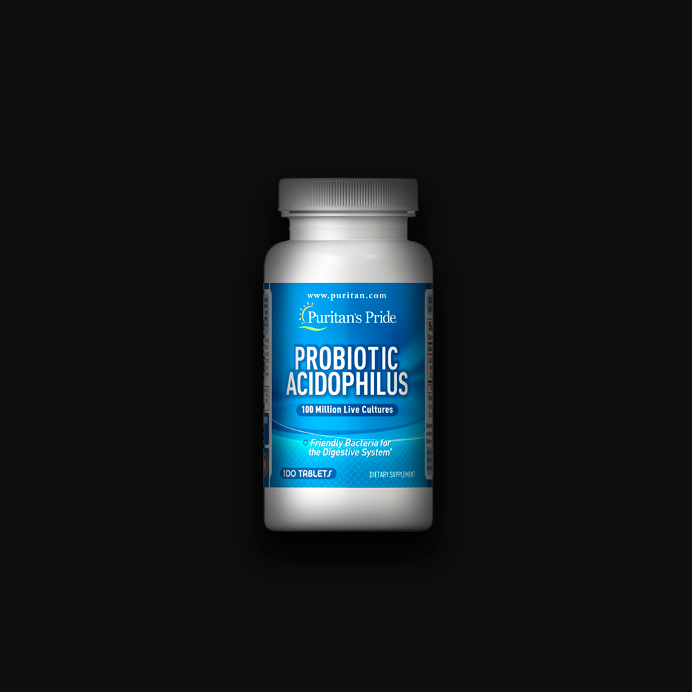 PP Probiotic Acidophilus (100 million Active Cultures) - 250 tabl