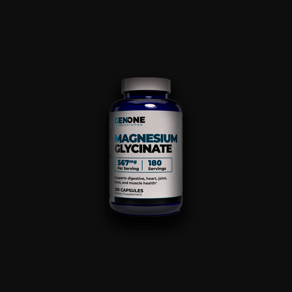 GENONE LABORATORIES Magnesium Glycinate 567 mg - 180 caps