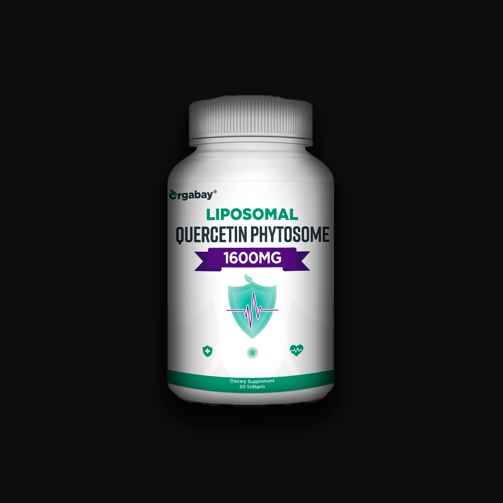 Orgabay Liposomal Quercetin Phytosome 1600 mg, 60 softgels