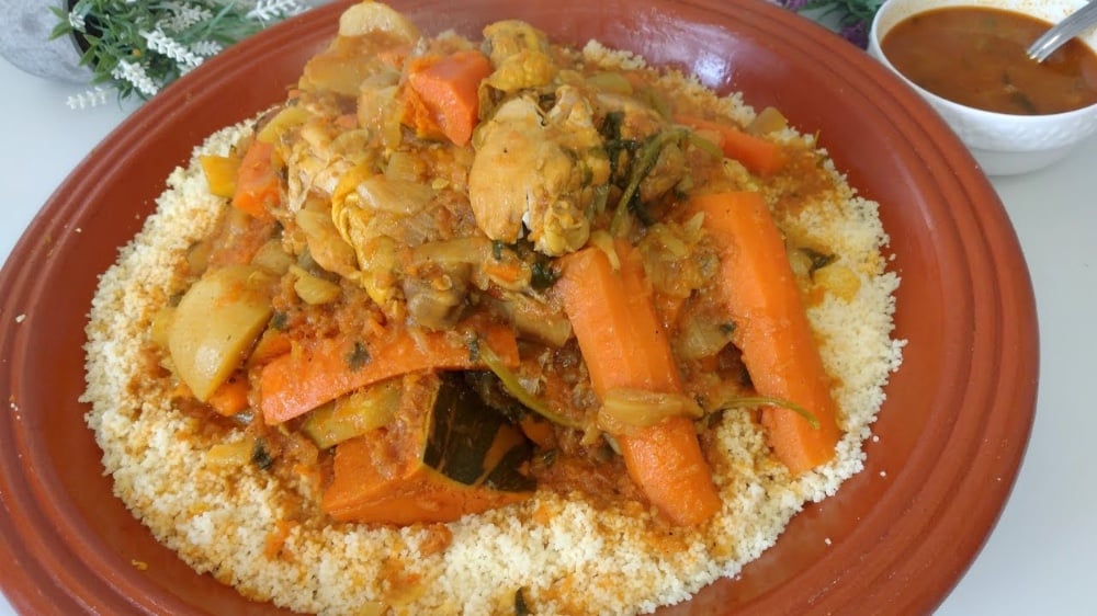 Chiken  Couscous  with Tfaya