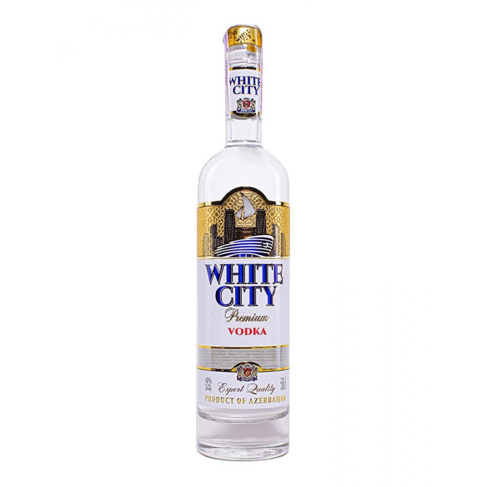 Горілка White City пшенична преміум, 40%, 50мл