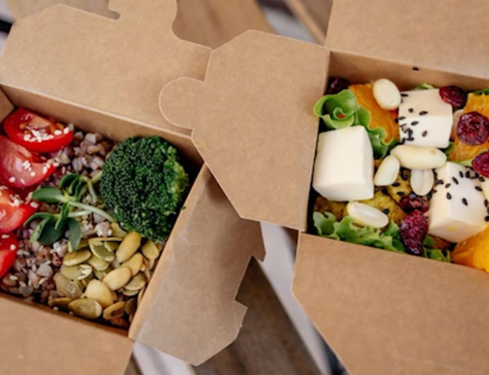 Кашка суперовочева+салат з куркою