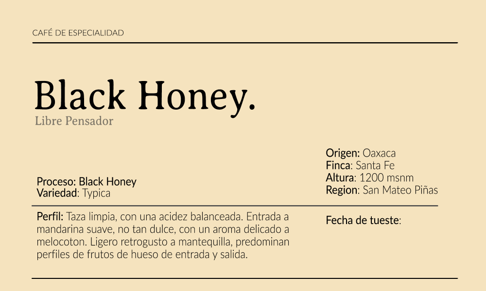 Cilindro BlackHoney 200gr