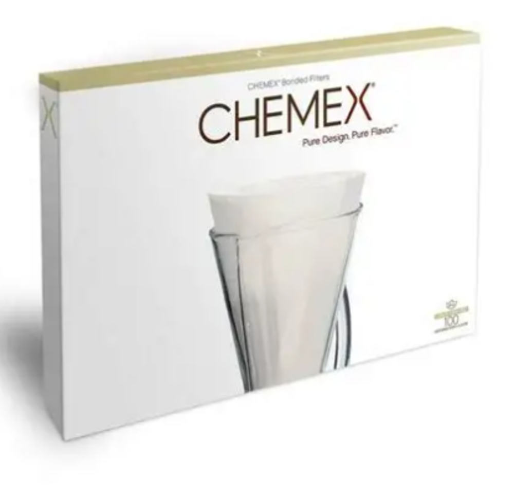 Caja Filtro Chemex MEDIA LUNA 100pzs