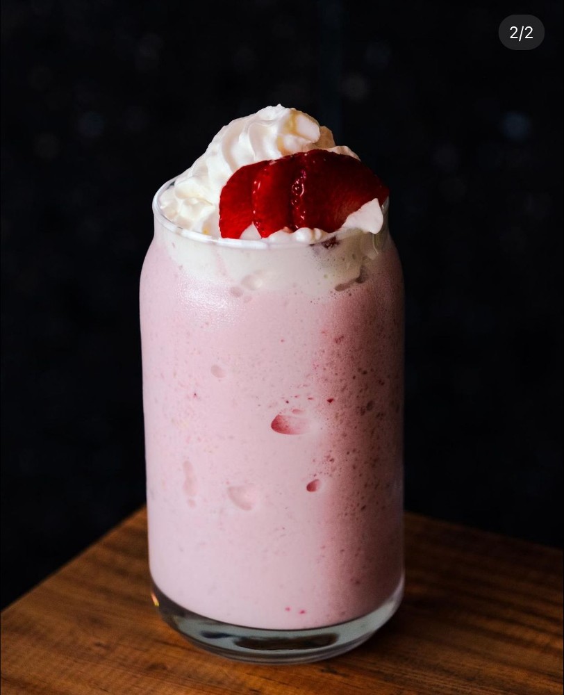 Malteada de fresa