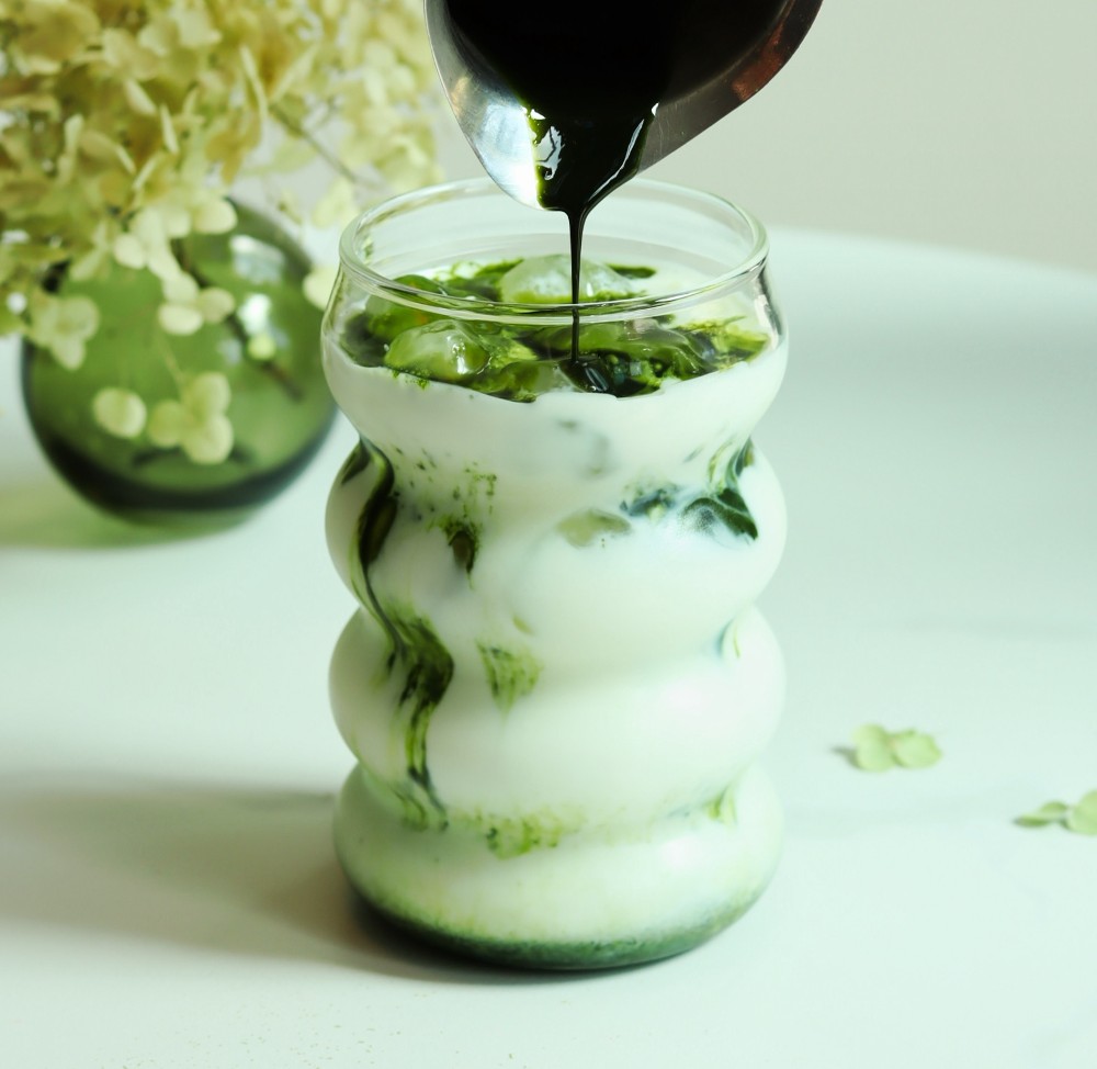 Iced Vanilla-Lavender Matcha Latte S
