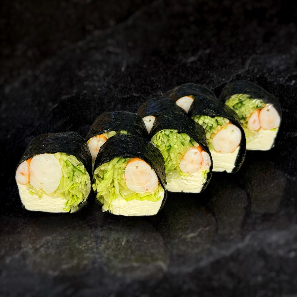 Рол без рису з креветкою