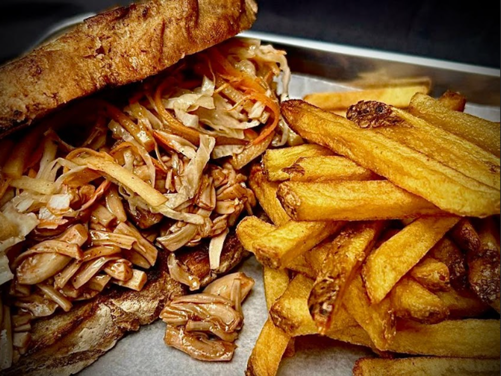 Pulled Jackfruit Sandwich Promo