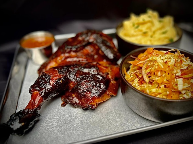 Smoked Half Chicken Plate