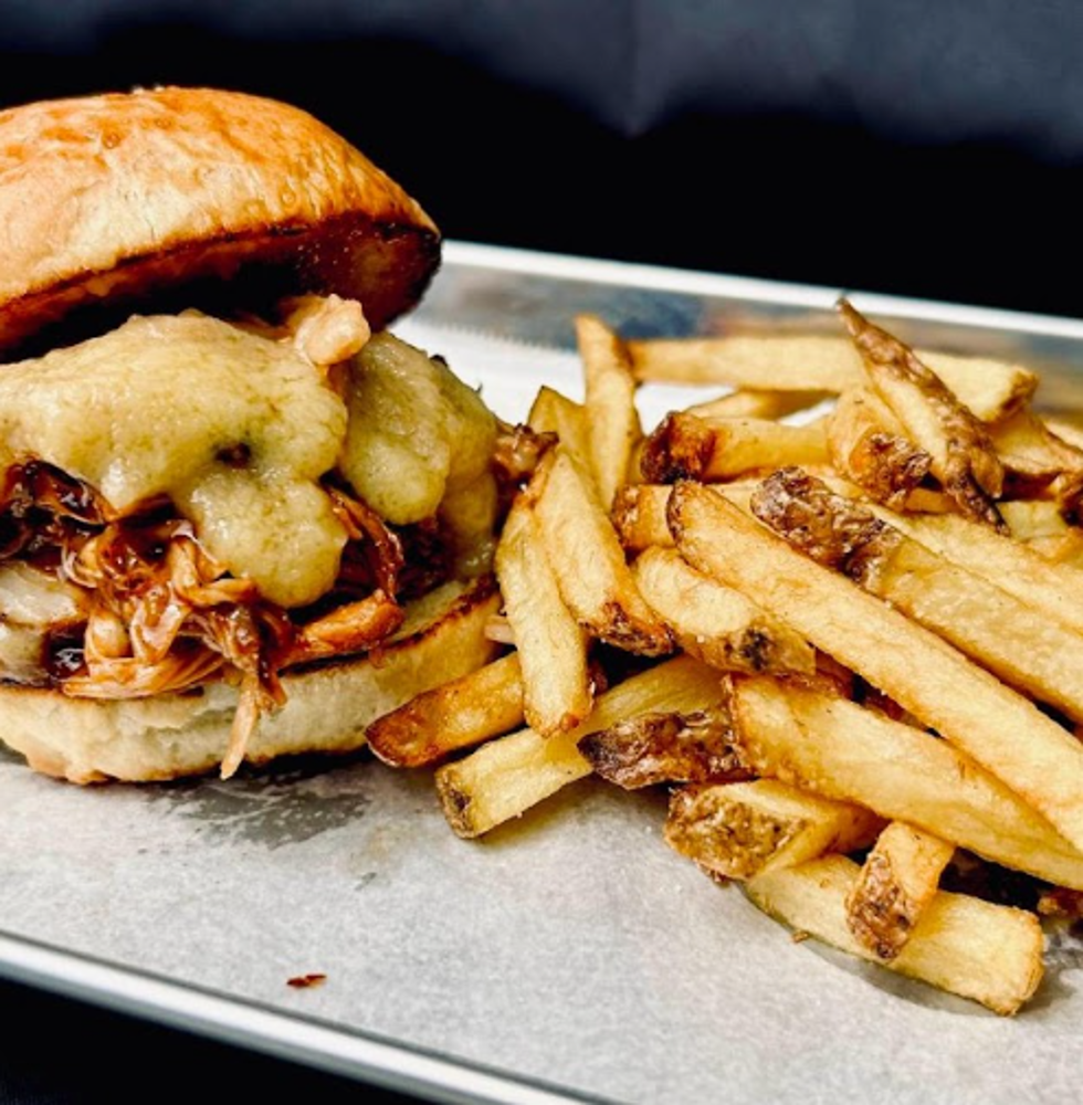 Pulled Pork Burger Promo