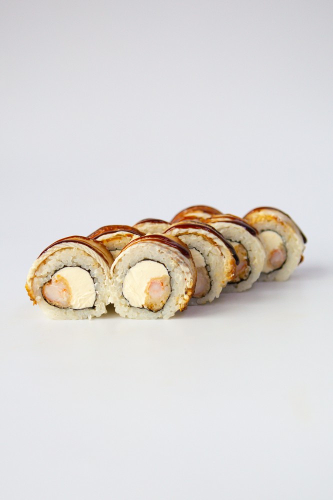 Філа з вугрем та креветкою 