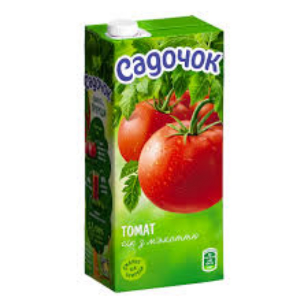 Сік томатний з м'якоттю ТМ "Садочок" 0.95 л