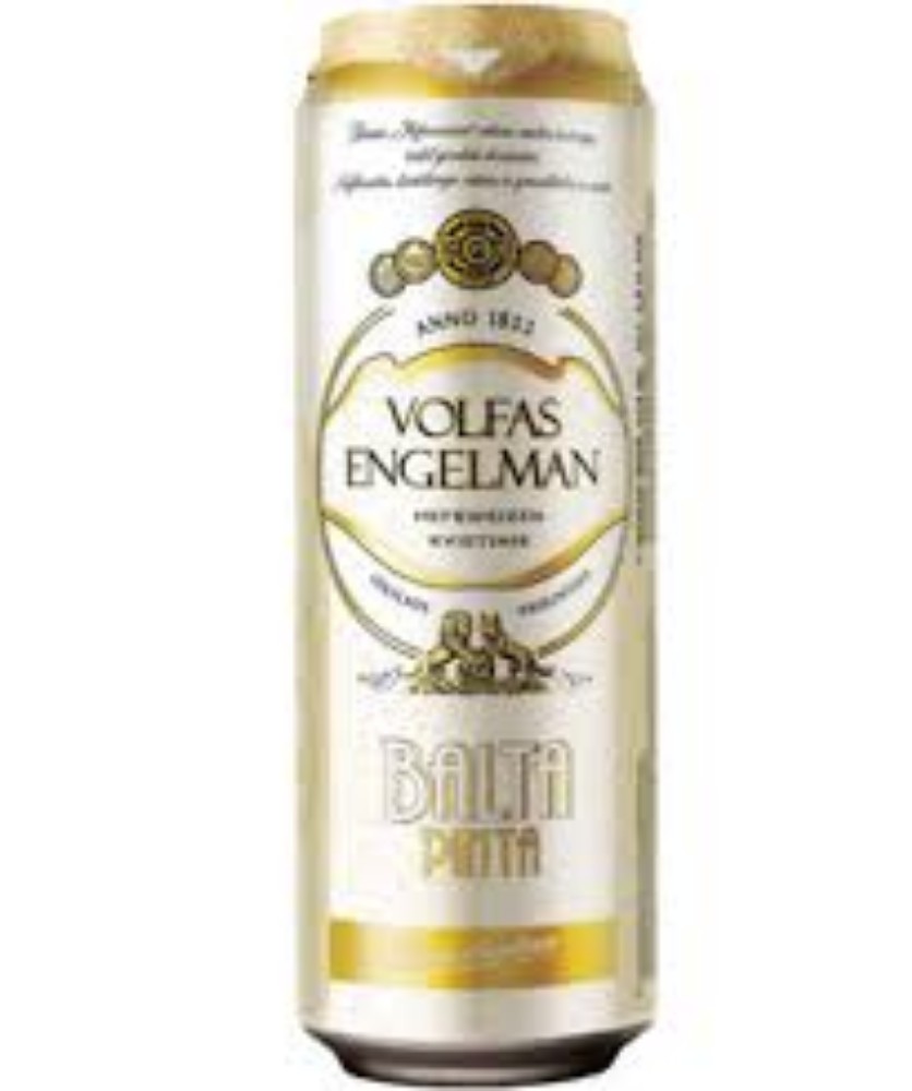 Пиво Volfas Engelman Balta Pinta 0,568 бл/б
