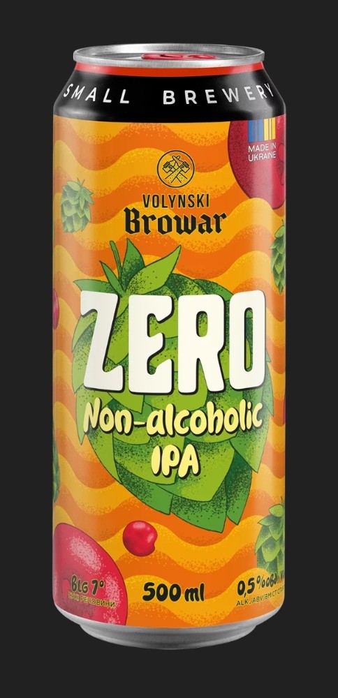 Пиво "Волинський Бровар "ZERO" 0.5л
