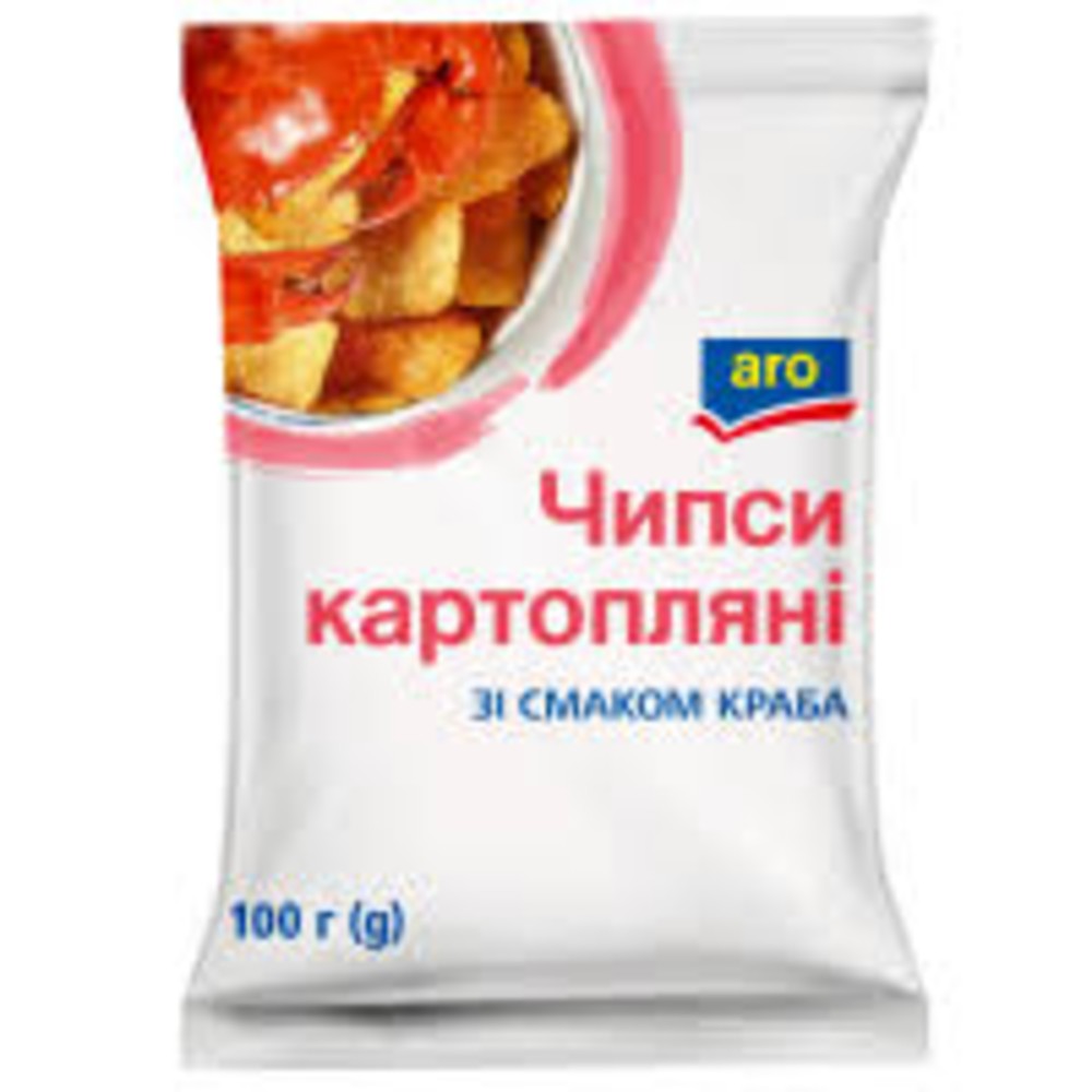 ARO ЧІПСИ КРАБ 100г
