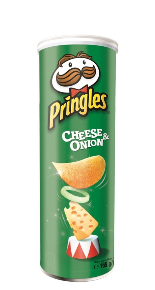 PRINGLES Чіпси СИР ЦИБУЛЯ 165г.