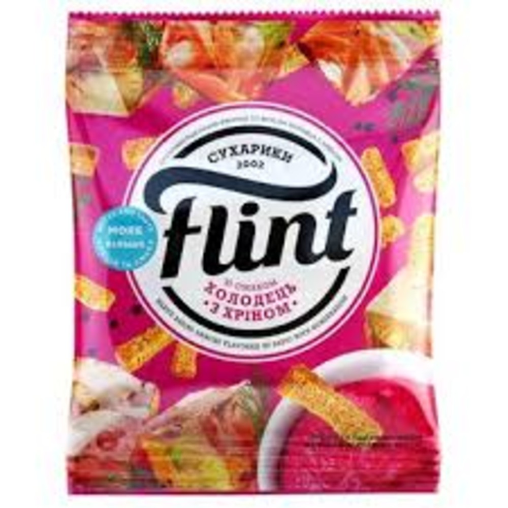 Сухарики пшенично-житні зі смаком "Холодець з хроном" 60г