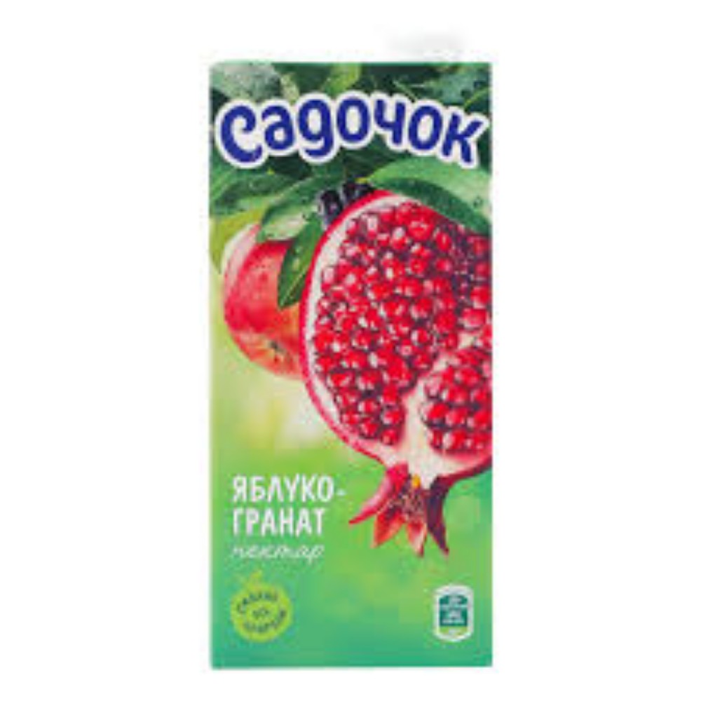 Нектар яблучно-гранатовий освітлений ТМ "Садочок" 0.95 л