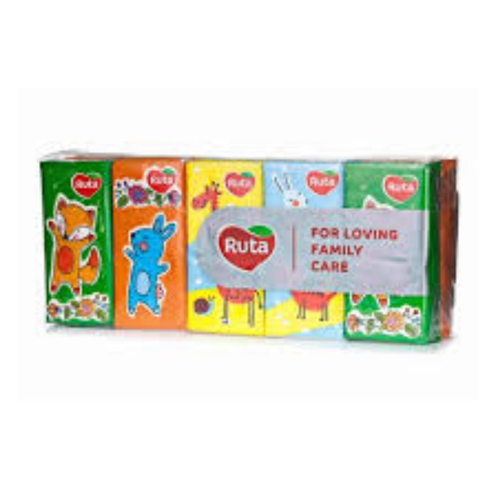 ARO НОСОВІ ХУСТИНКИ 2Ш 10ШТ НЕАРОМАТ.