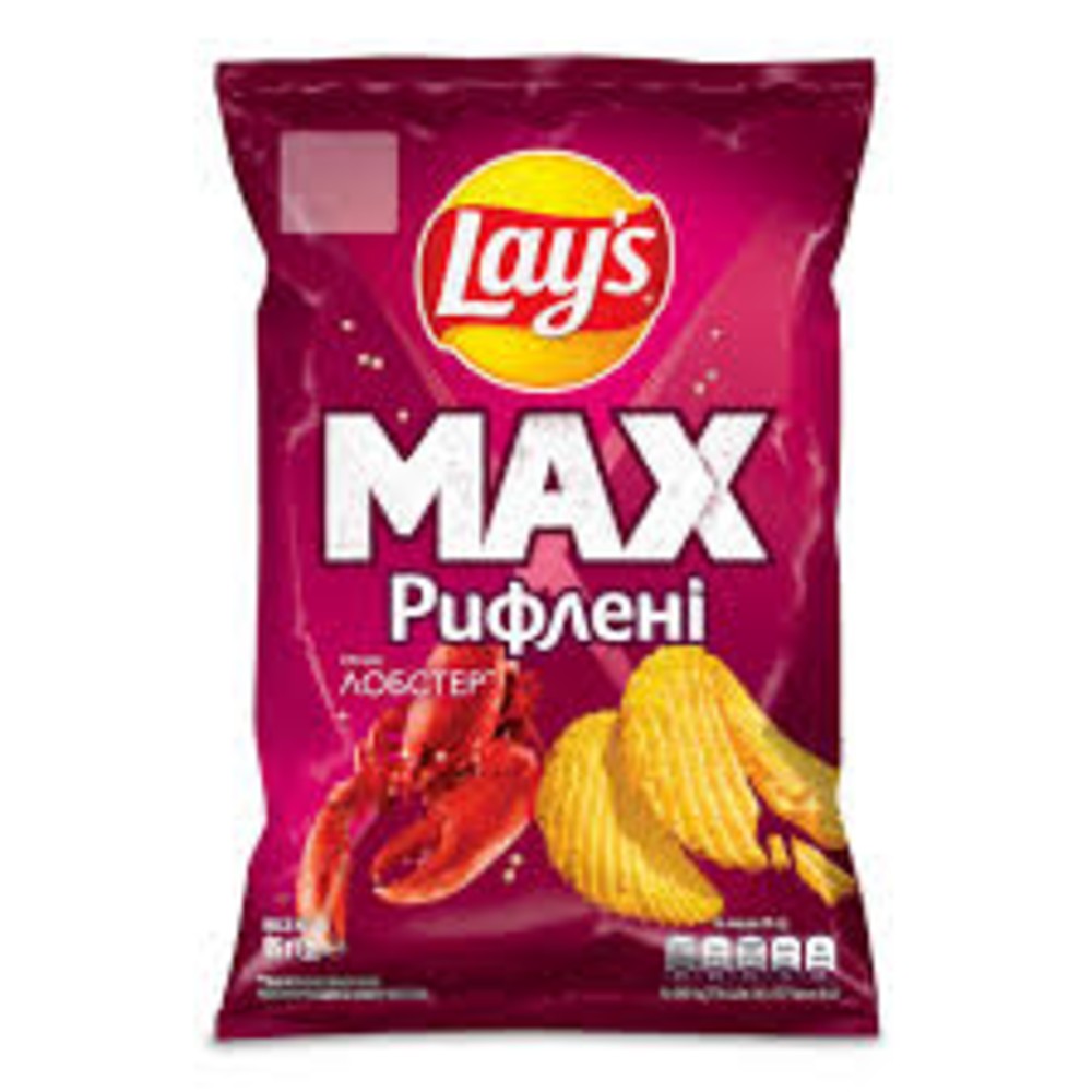 LAY'S MAX ЧІПСИ ЛОБСТЕР 95Г