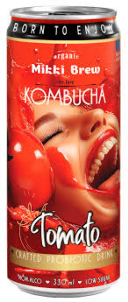 комбуча "Tomato" слабогаз.ТМ MIKKI BREW 0,33 з/б