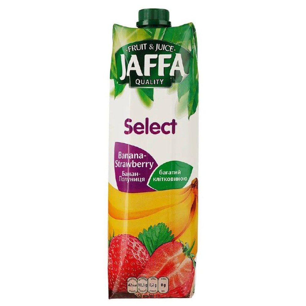 Сік Jaffa Банан-Полуниця 950мл