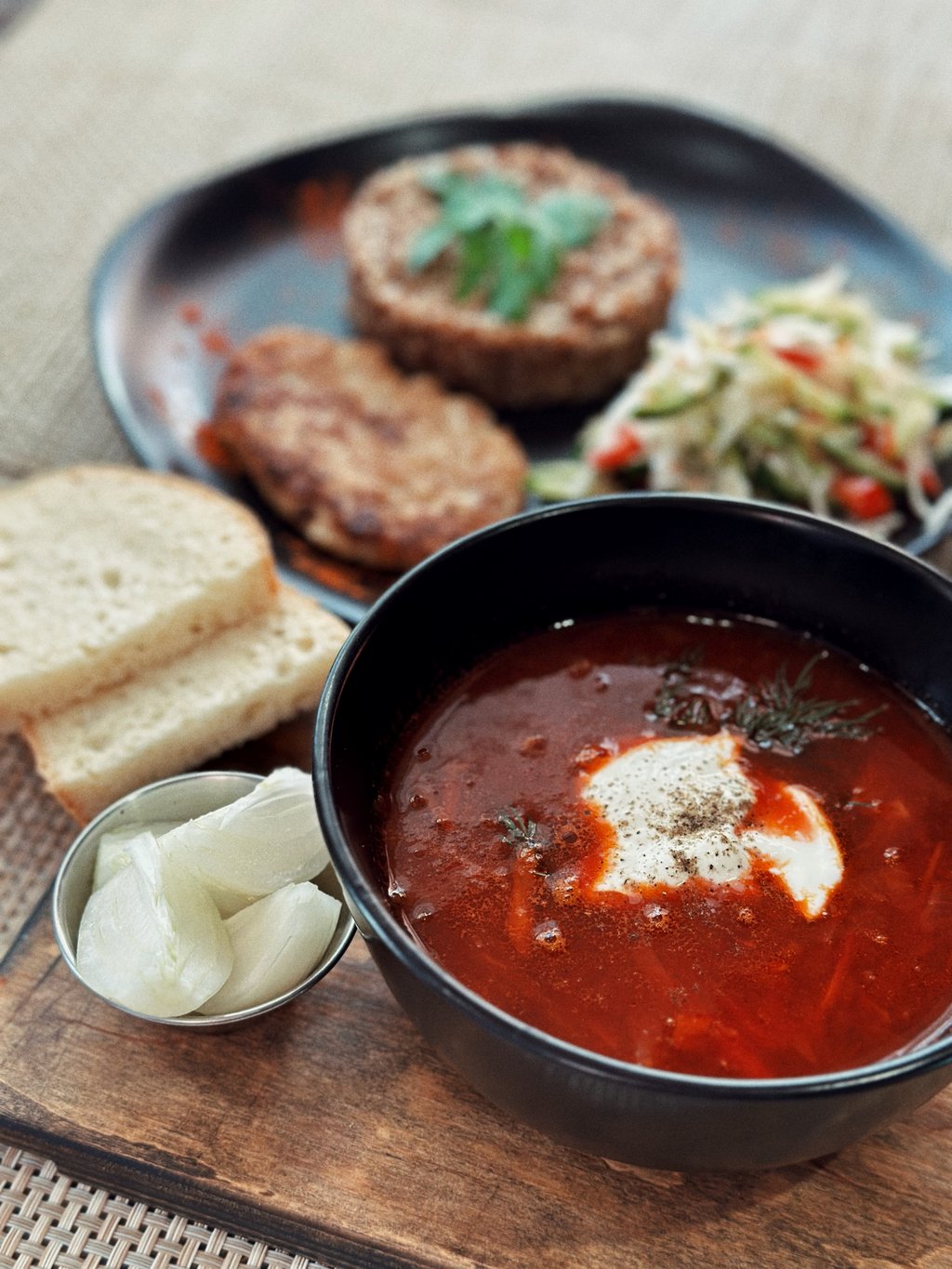 Борщ зі свининою