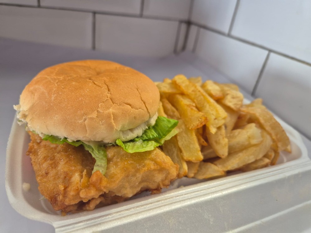 Fish Burger & Chips