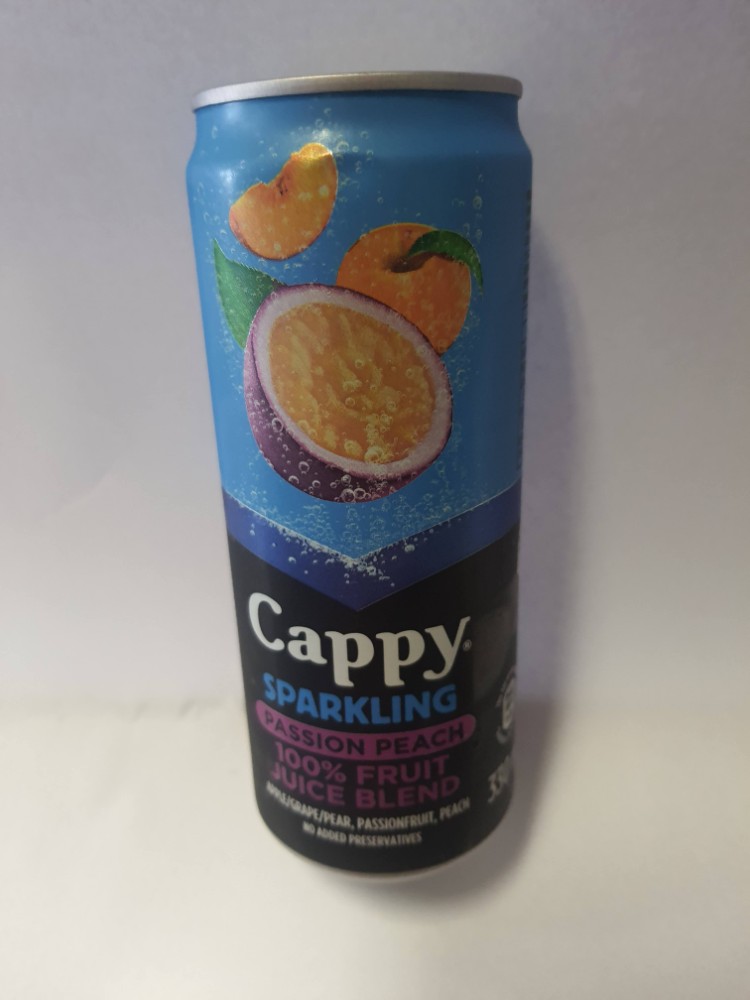 CAPPY SPARKLING PASSION PEACH 330ML