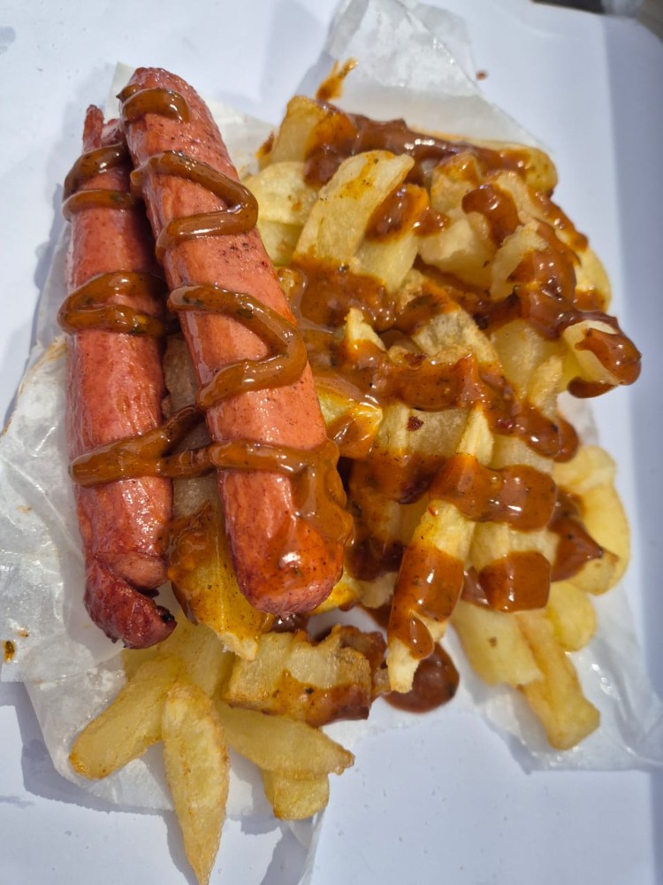 2 x Viennas and Chips