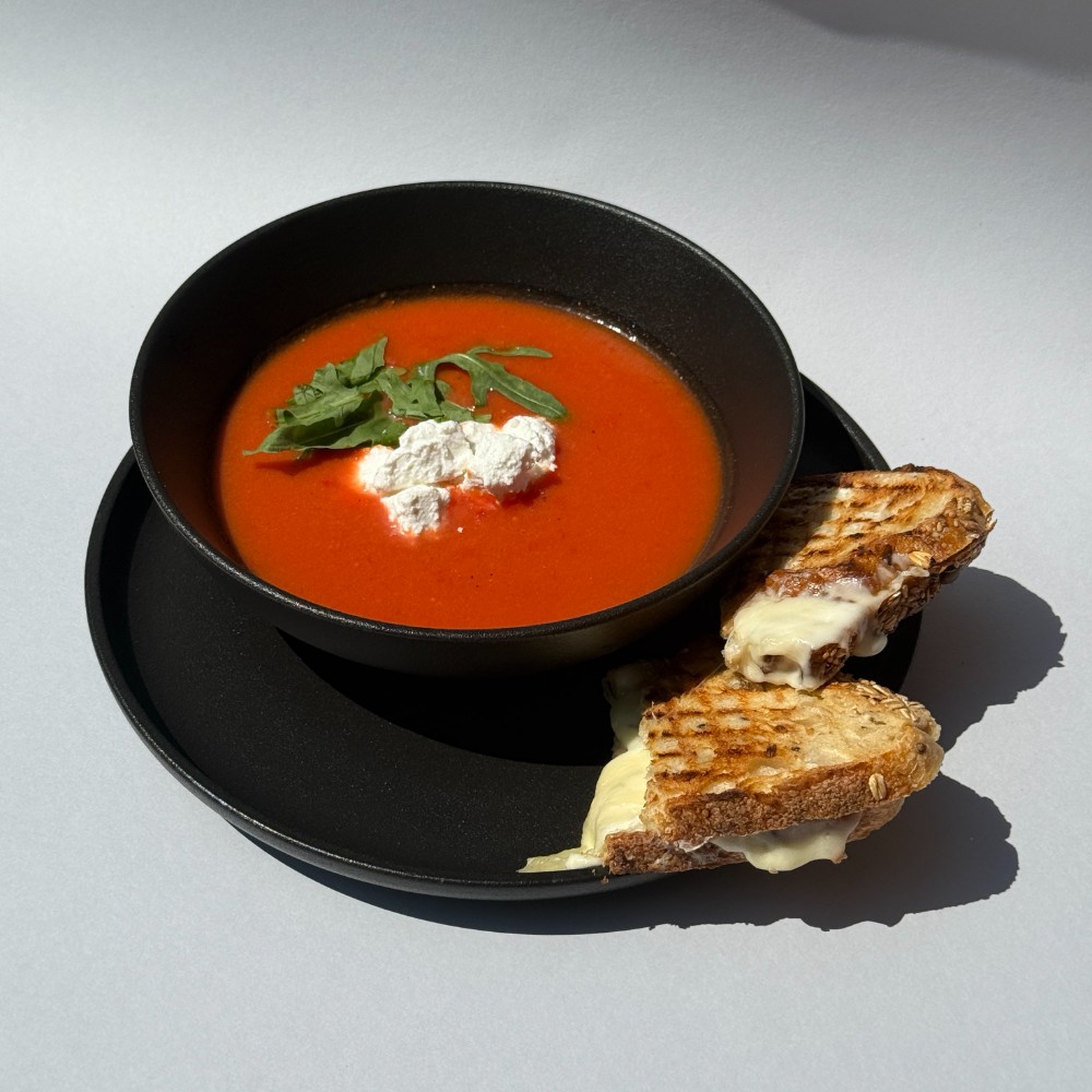 gazpacho & cheese combo