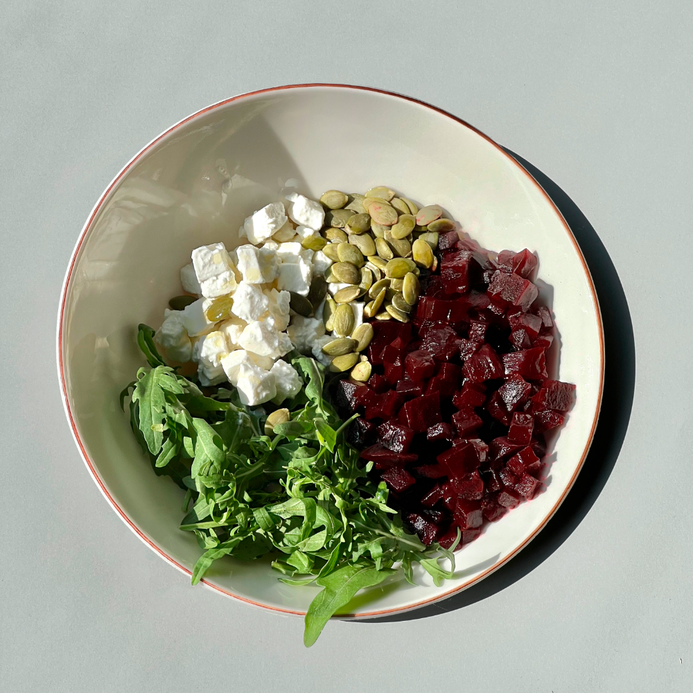 beetroot & feta bowl