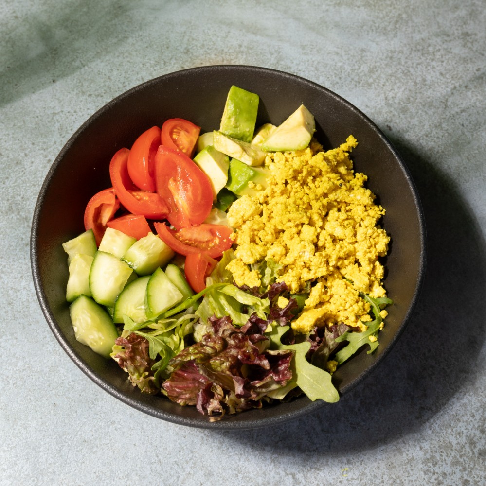 tofu scramble bowl (vegan)