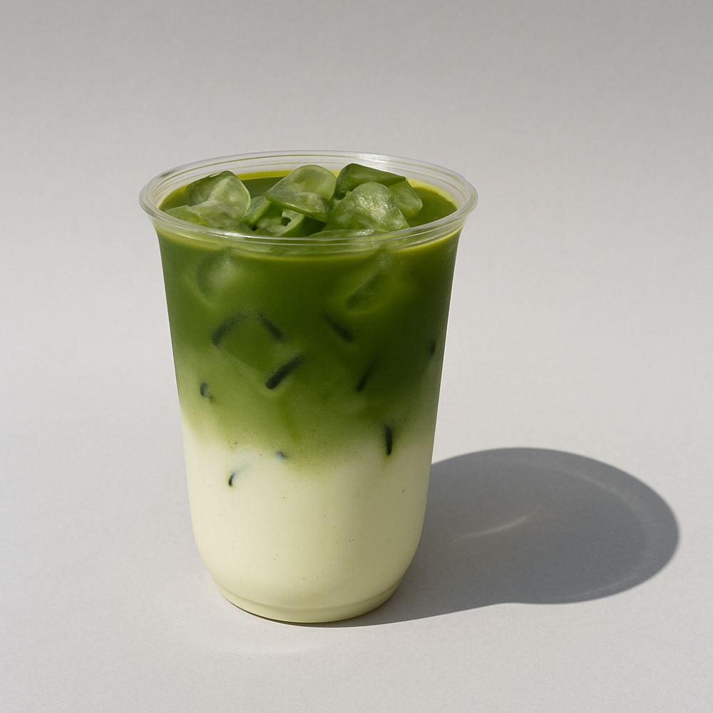 iced matcha latte