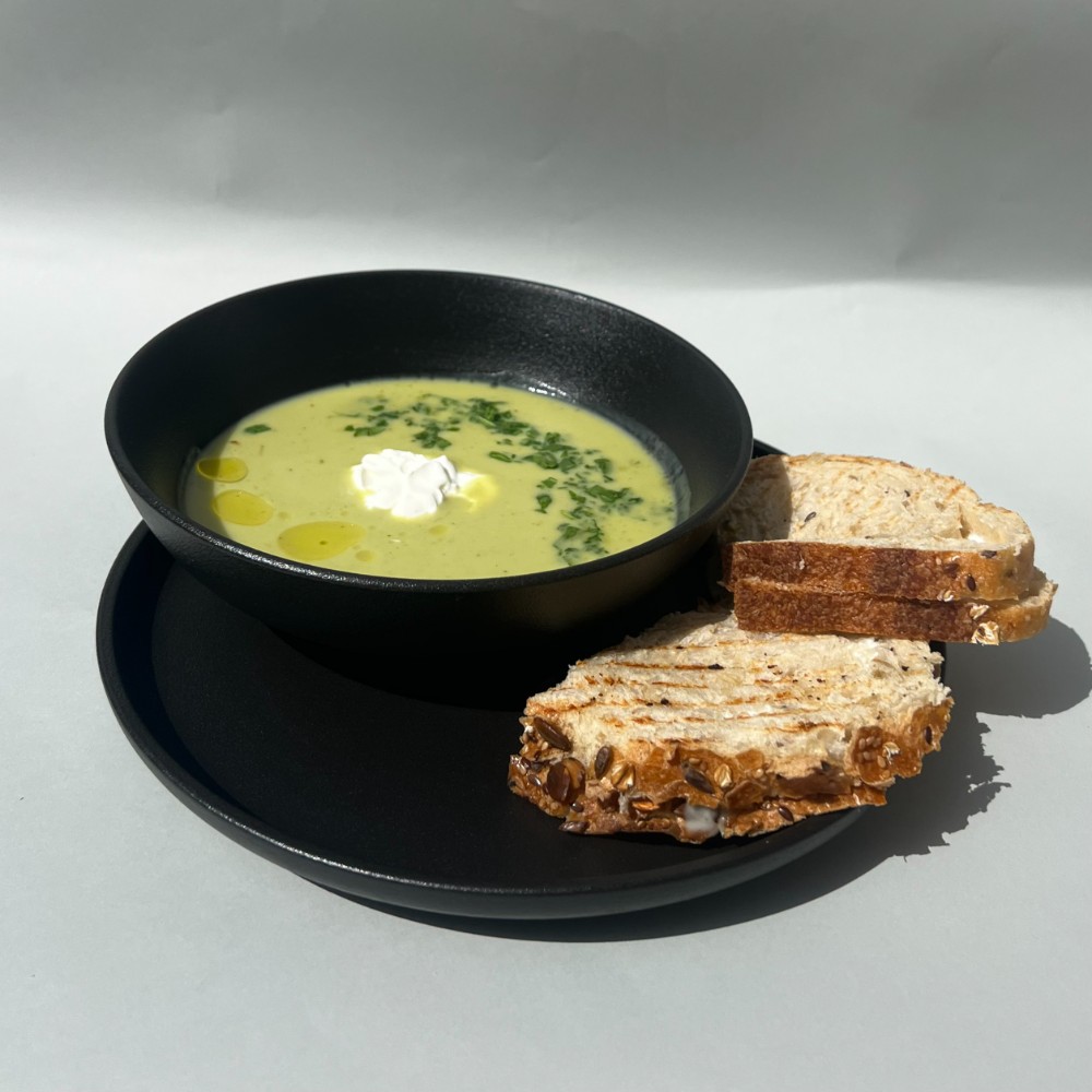 pea cream soup combo