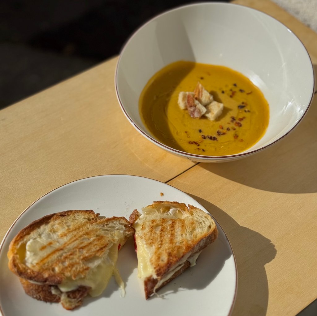 soup and cheese combo