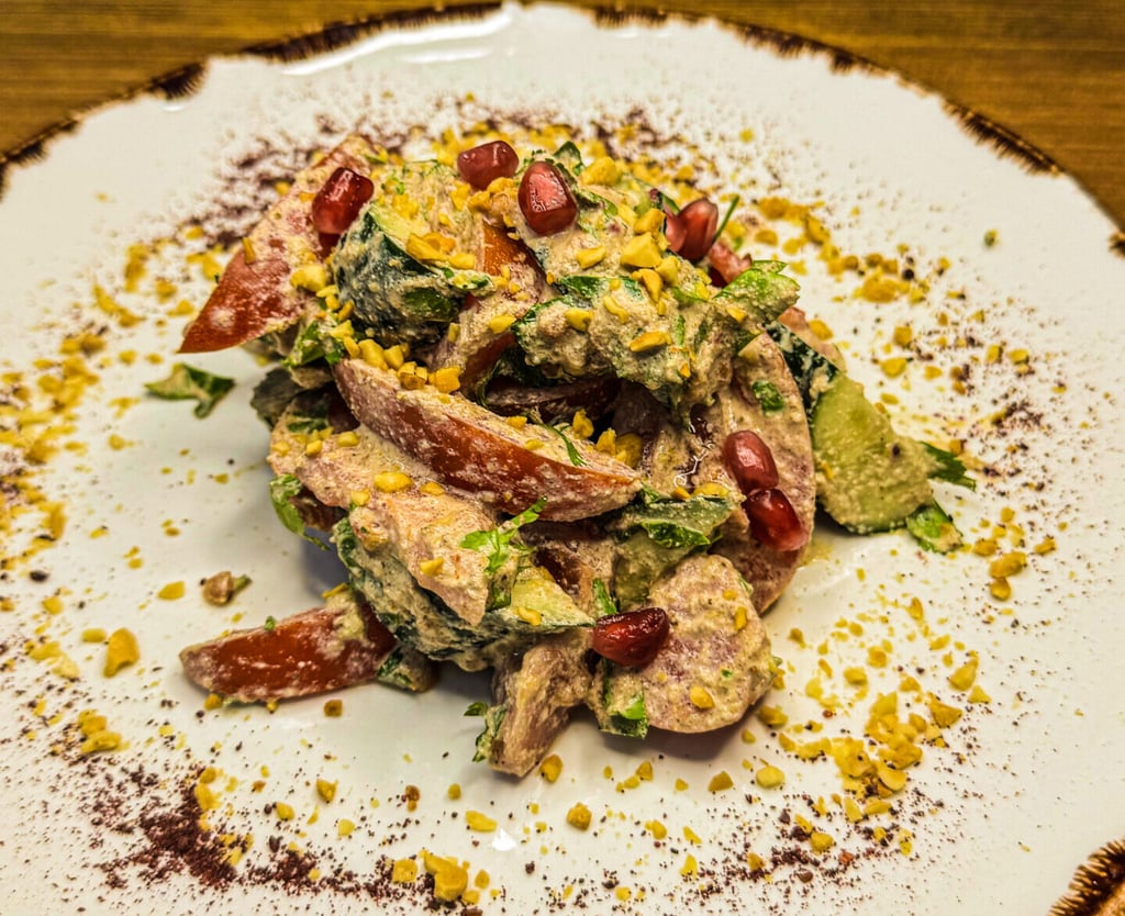 Теплий салат з печінкою індички/ Turkey Salad