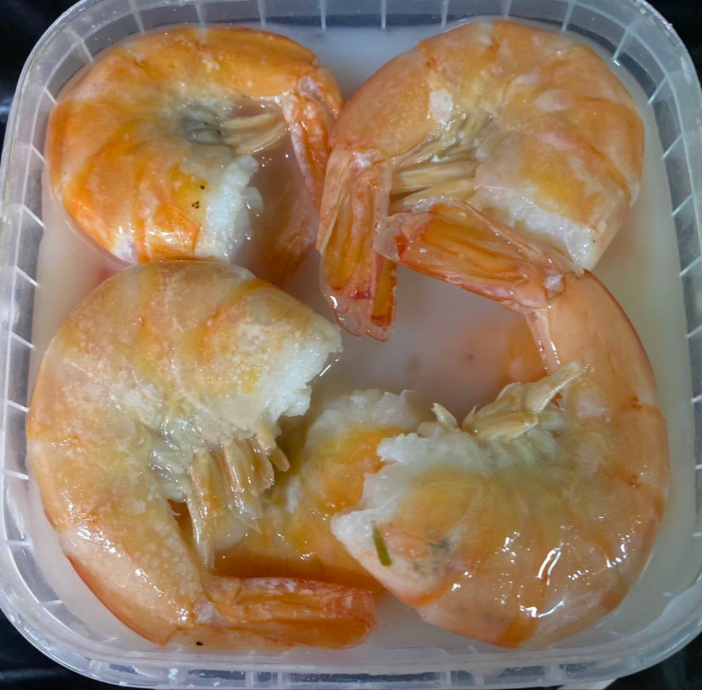 Королівські Креветки без голови у ВЕРШКОВОМУ соусі