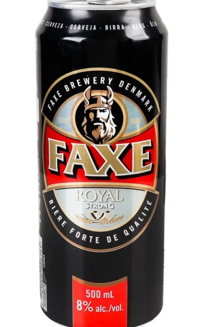 Пиво Faxe Royal Strong 0.5, ж/б