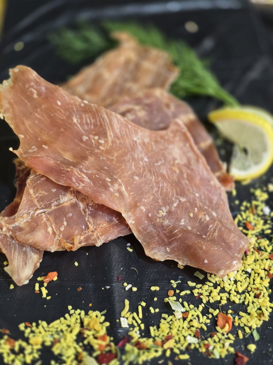 Чіпси курячі з кунжутом