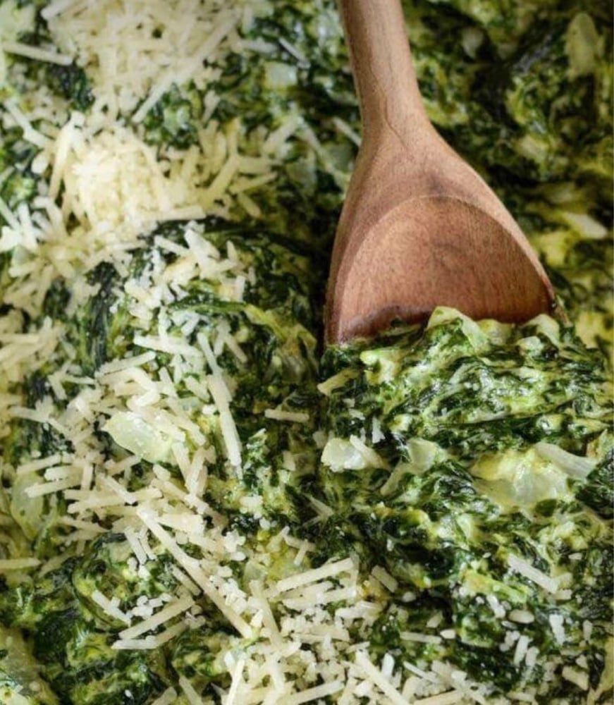 Шпинат тушкований у вершках, 150г