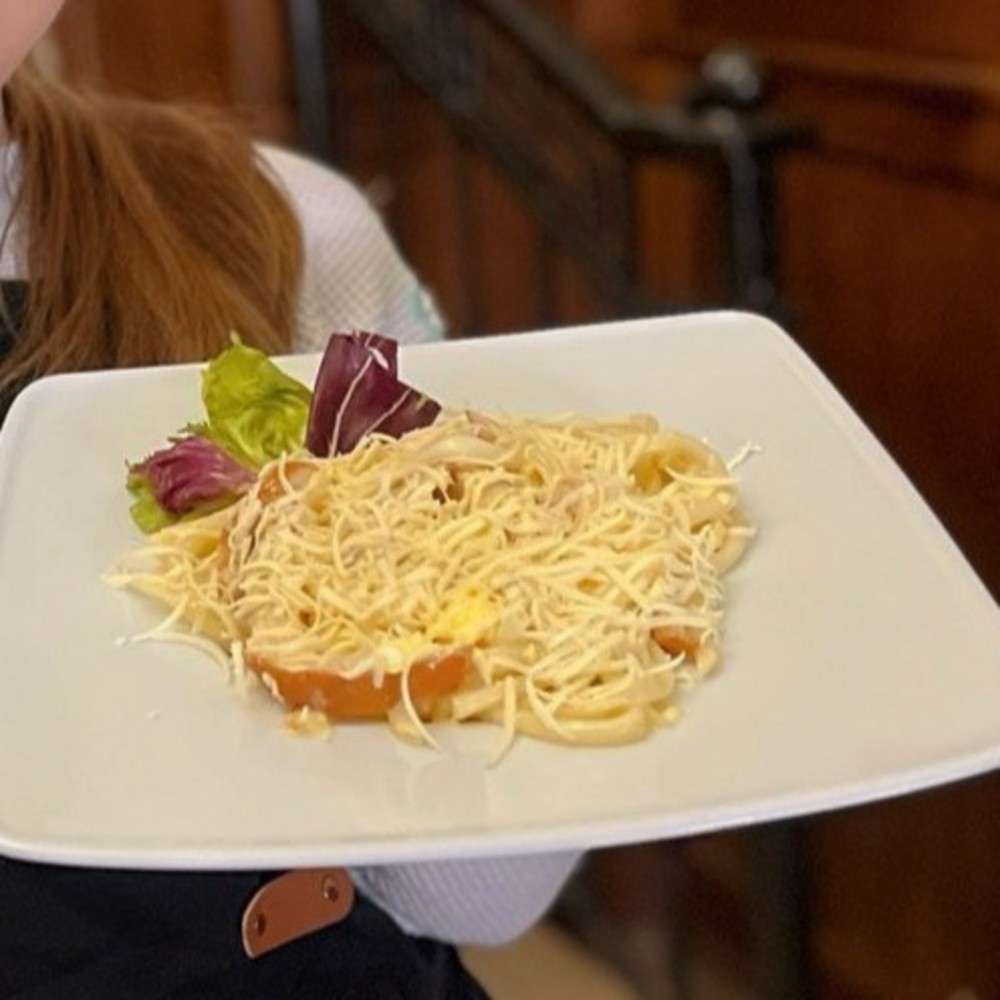 Паста з копченою куркою